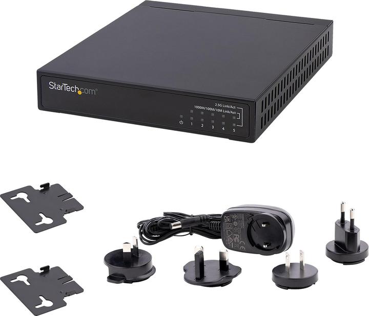 Actual product image StarTech 5 Port Gigabit Switch - Unmanaged Switch - Office/Home Network/Lan Switch/Splitter for (5 ports)