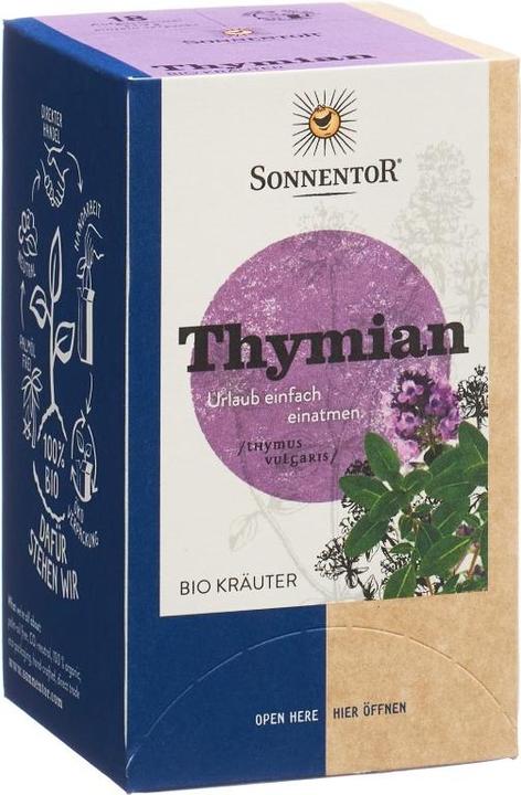 Image du produit Sonnentor thé thym tisanes (70 g)