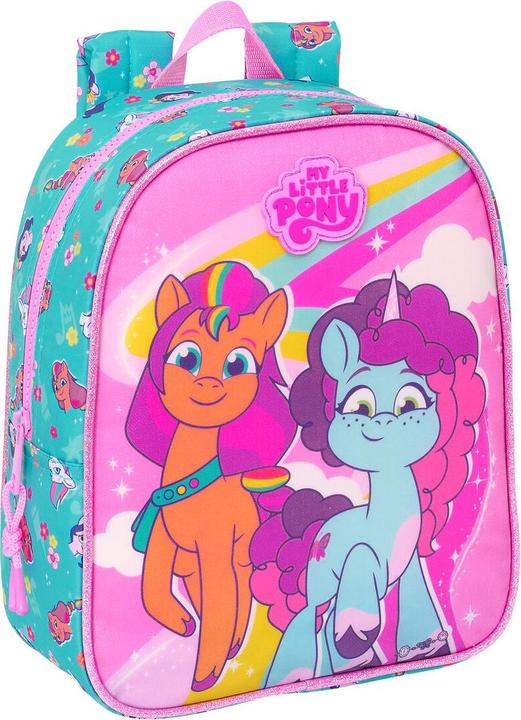 Image du produit My Little Pony Sac à dos scolaire Magic rose turquoise 22 x 27 x 10 cm