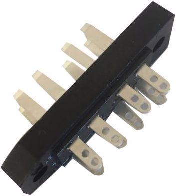 Actual product image Telegärtner PCDIN 41622 male connector, 8-pin, 2-row, solder termination, J000 series