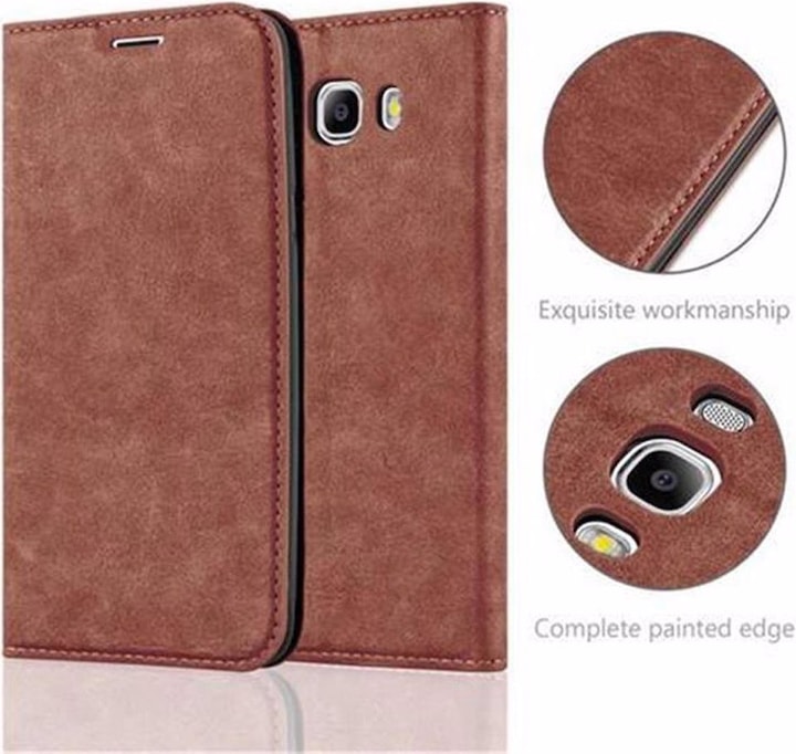 Actual product image Cadorabo Book Invisible Magnet Cover (Samsung Galaxy J7 2016)
