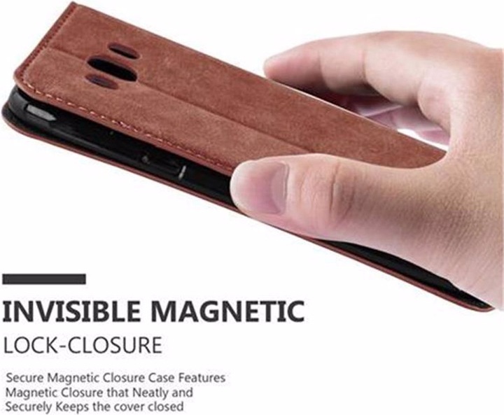 Actual product image Cadorabo Book Invisible Magnet Cover (Samsung Galaxy J7 2016)