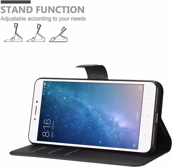Actual product image Cadorabo Book with stand function cover (Mi Max 2)