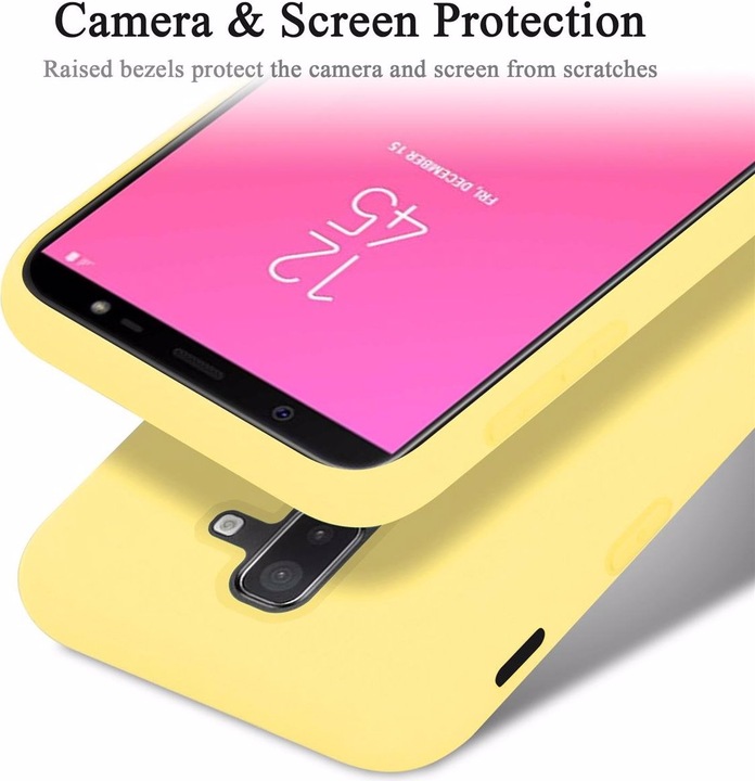 Produktbild Cadorabo TPU Liquid Silicone Case Cover (Samsung Galaxy J8 (2018))