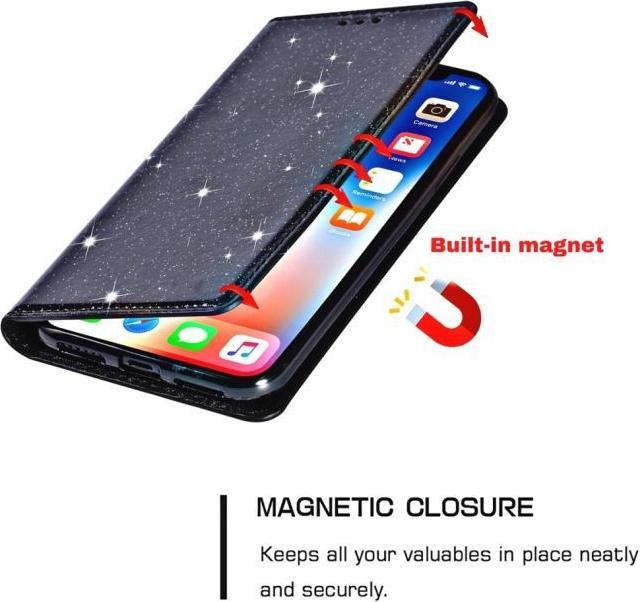 Actual product image MU Style Glitter Sequins Stand Series (Apple iPhone 15 Plus)