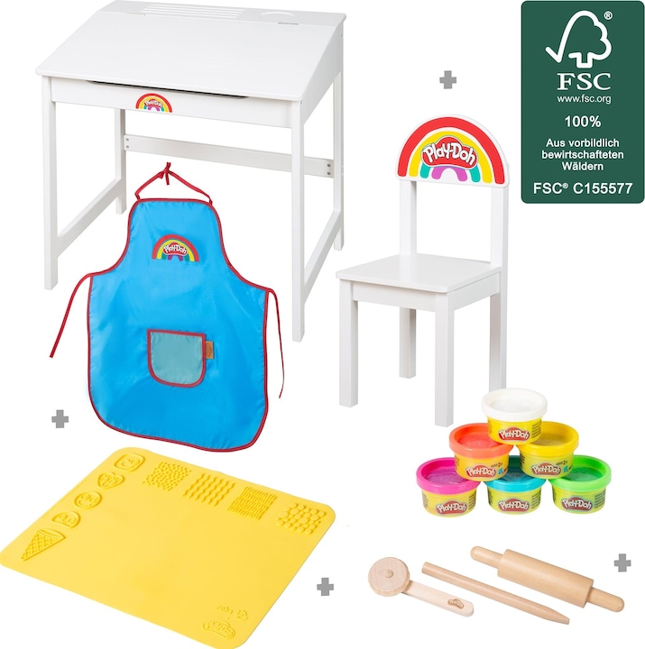 Immagine prodotto Roba Banco di scuola con sedia " x Play-Doh" PlayDoh (Dinette per bambini)