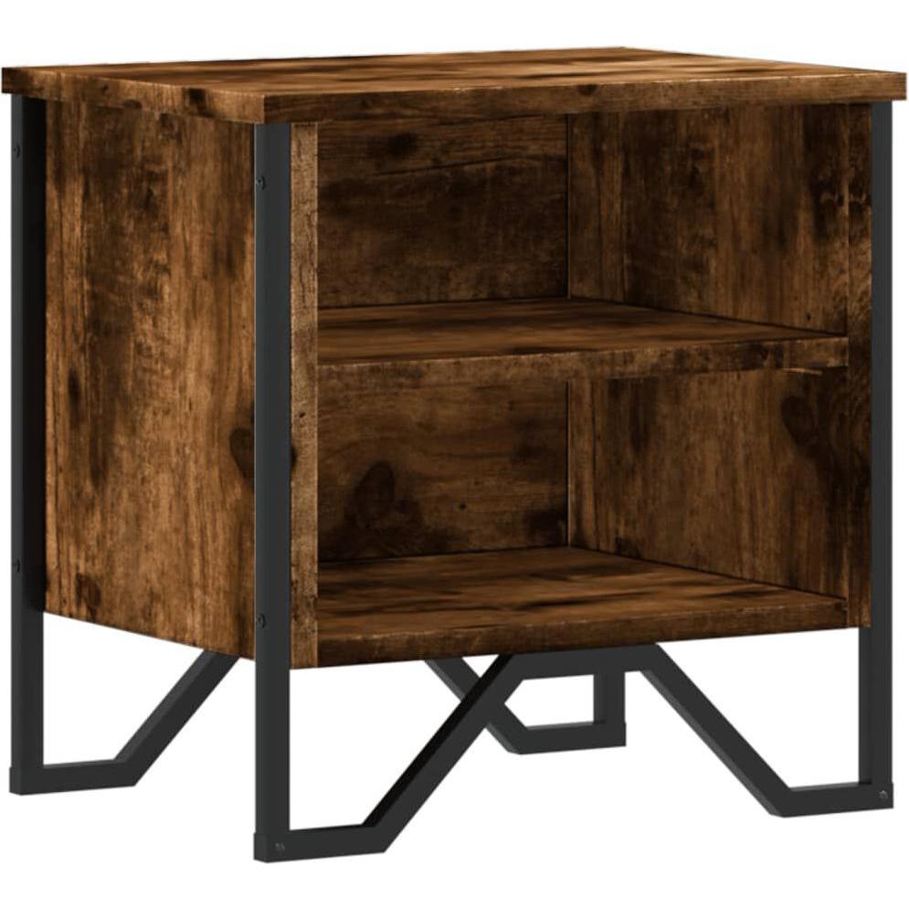 VidaXL, Nachttisch, Len (40 x 30 x 40 cm)