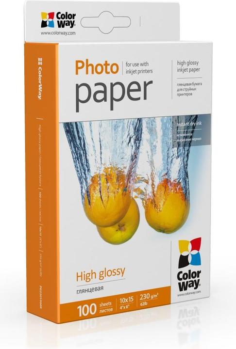 Immagine prodotto Colorway Carta fotografica ad alta lucentezza (230 g/m², 4 x 6 cm, 100 x)
