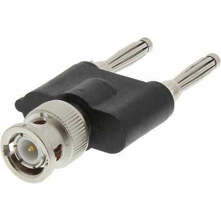 Telegärtner Adattatore di misura ( connettore BNC, Cavo + Spina elettrica, Nero, Argento