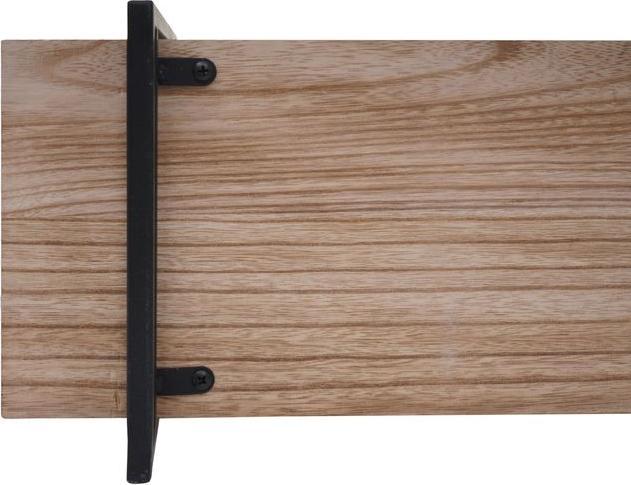 Immagine prodotto Mendler Scaffale a muro HWC-K78, 3 ripiani in legno massiccio industriale 60x60x18cm - naturale, metallo (60 x 60 x 18 cm)