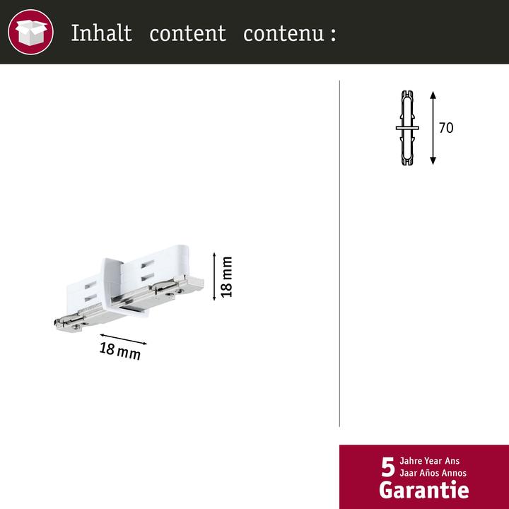 Actual product image Paulmann URail current isolator