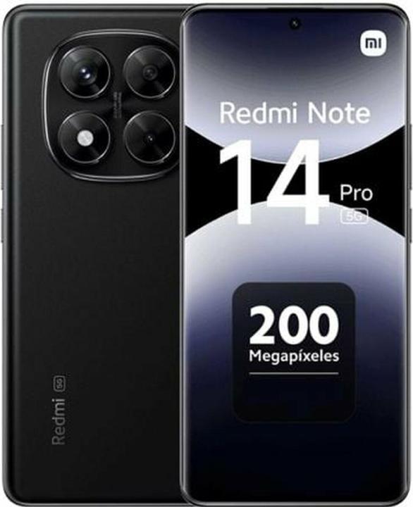 Actual product image Xiaomi Redmi Note 14 Pro 5G (512 GB, Midnight Black, 6.67", Dual SIM, 5G)