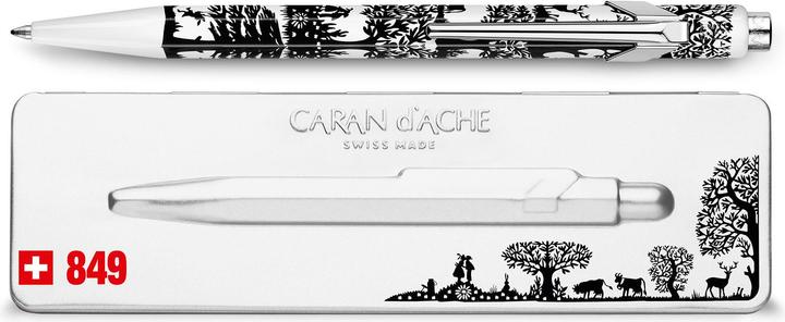 Immagine prodotto Caran d'Ache 849 Scherenschnitt mit Etui (Nero, Argento, 1 x)