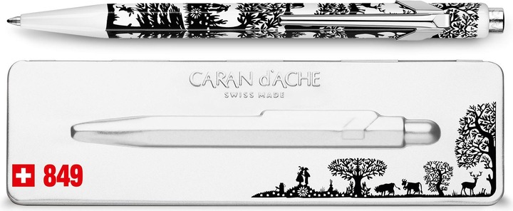 Produktbild Caran d'Ache 849 Scherenschnitt mit Etui (Schwarz, Silber, 1 x)