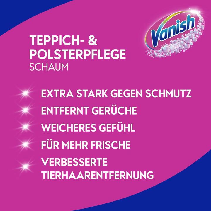 Image du produit Vanish Mousse d'entretien pour tapis et tissus d'ameublement