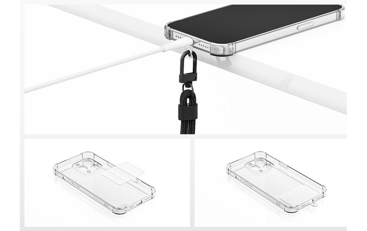 Productafbeelding 4smarts Universele mobiele telefoonketting PhonoLace onyx zwart