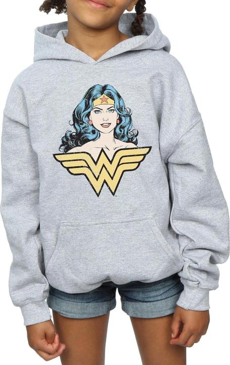 Produktbild Wonder Woman Gaze Kapuzenpullover Mädchen (128)