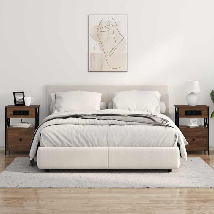 Actual product image vidaXL Bedside table