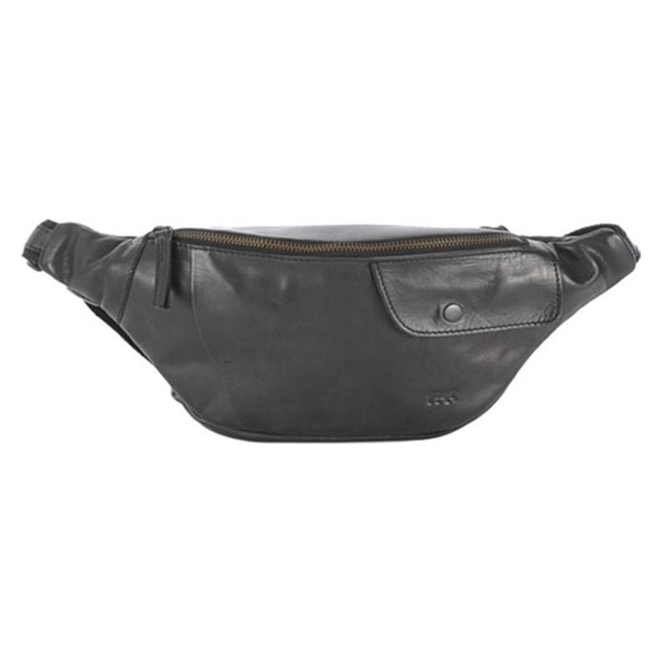 Bear Rock, Unisex, Bauchtasche, Borsa A Tracolla In Pelle Lavata Matt Cow, Braun