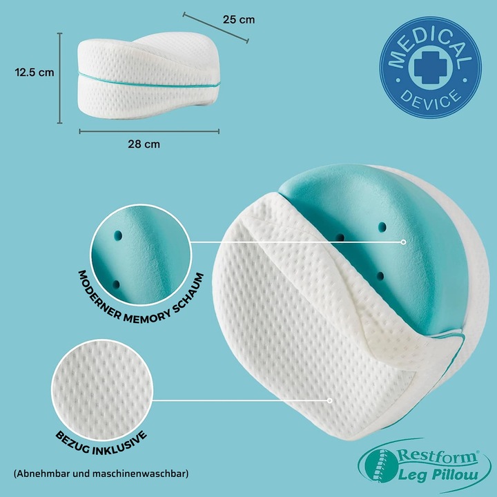 Actual product image Restform Leg Pillow (25 x 25 cm)