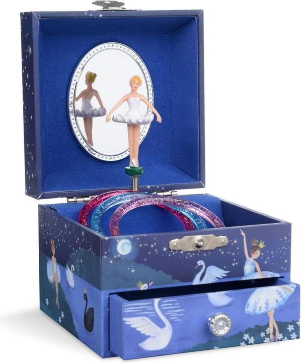 Image du produit Only-Bags.Store Schmuckkästchen mit Musik und sich drehender Ballerina mit ausziehbarer Schublade