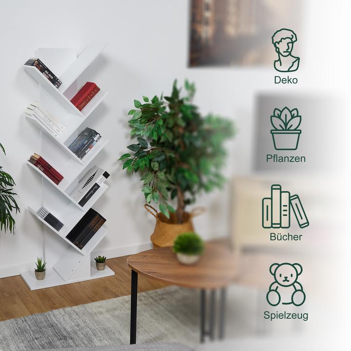 Produktbild Relaxdays Bücherregal (51 x 25 x 138 cm)