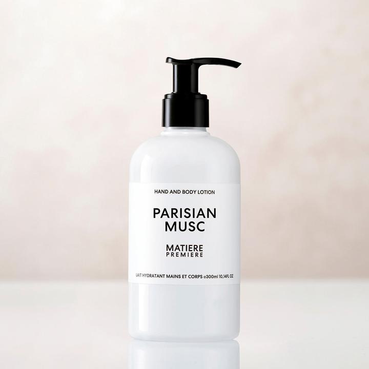 Produktbild Matiere Premiere Hand and Body Lotion Parisian Musc by for Unisex 10.14 Oz (Körperlotion, 300 ml)