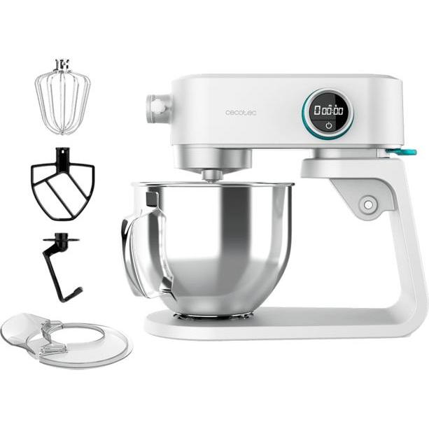 Cecotec Robot Pétrisseur compatible Twist&Fusion 4000 Luxury (Blanc), Handmixer, Weiss