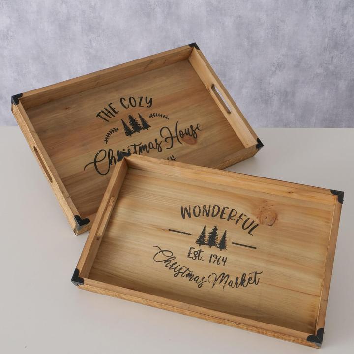 Produktbild Boltze Home Holztablett Farmer Wonderful