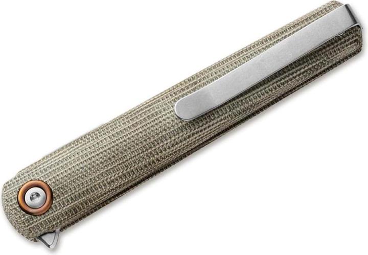 Actual product image MKM Flame Light Drop Point Micarta Green (7.20 cm)