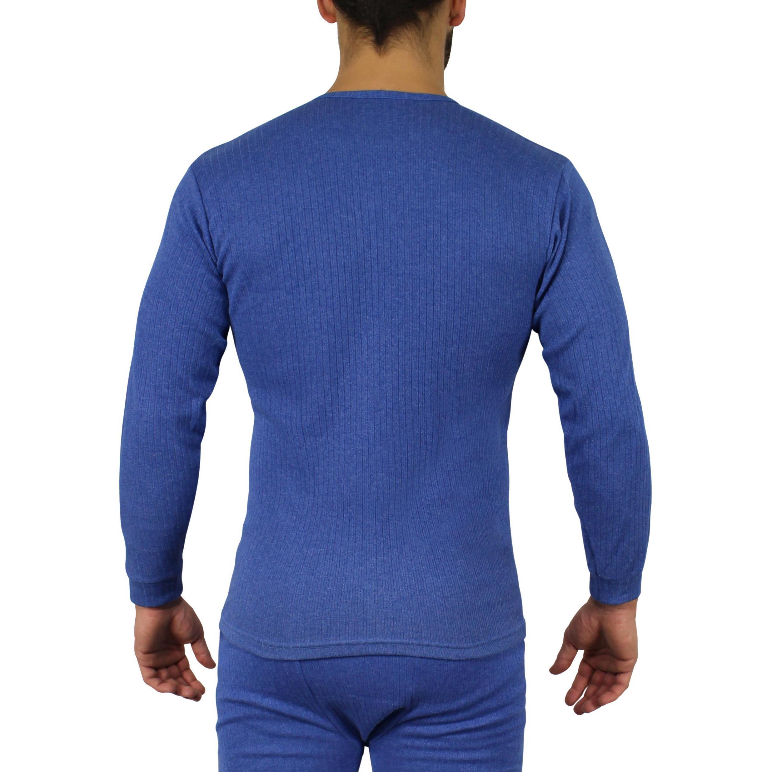 Thumbnail - Normani, Herren, Shirt, Herren Thermo-Unterhemd, Blau, (5XS)