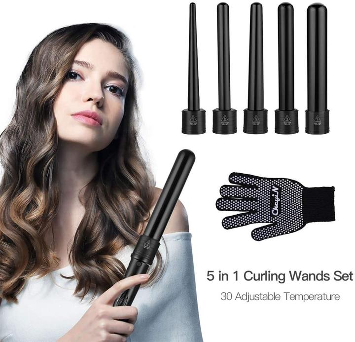 Produktbild Ckeyin Lockenstab Set 5 in 1