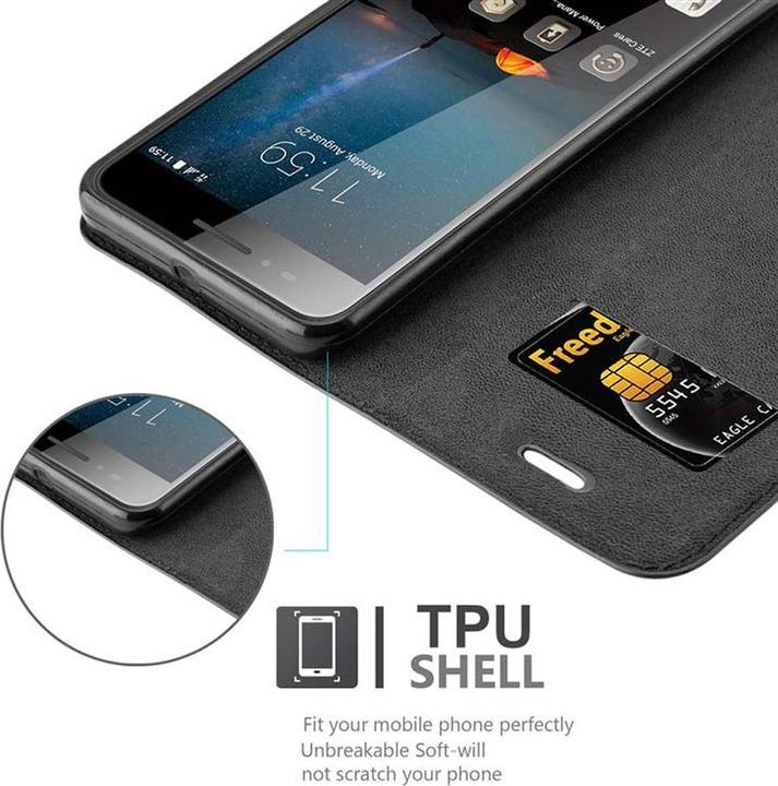 Actual product image Cadorabo Book Invisible Magnet Cover (ZTE Blade A612)