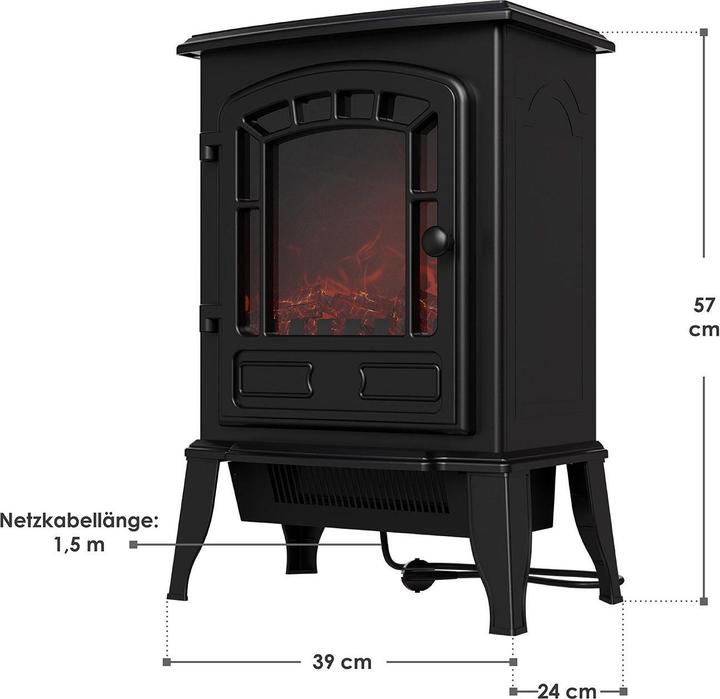 Image du produit Juskys Elektrokamin