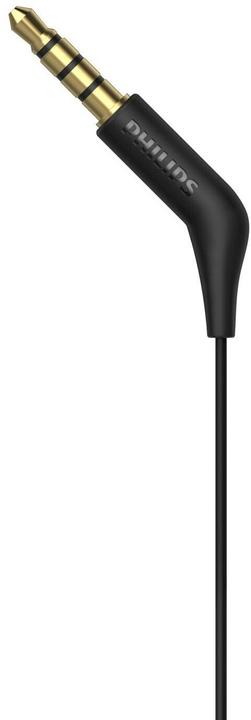 Actual product image Philips wired in-ear headphones, TAE1105BK (No noise cancellation, Cable)