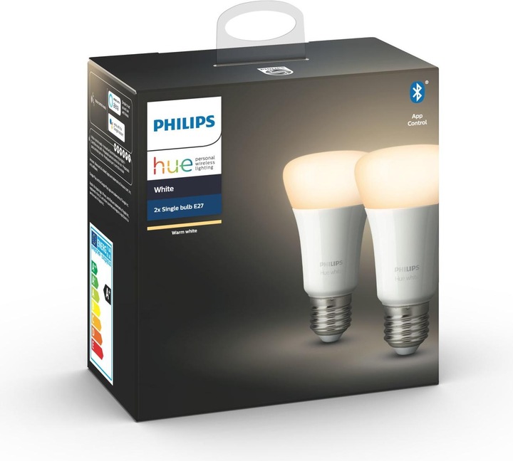 Productafbeelding Philips Hue Hue Wit BT (E27, 9.50 W, 806 lm, 2 x, F)