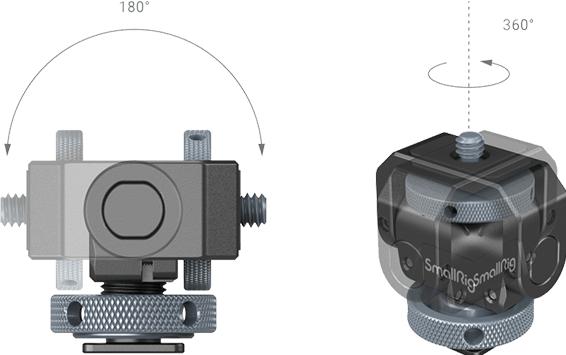 Produktbild SmallRig Swivel and Tilt Adj. Monitor Mount (Monitor Zubehör)