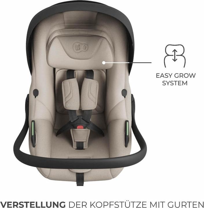 Produktbild KinderKraft Kinderautositz i-Lite mit Endura Safe FX Basis (Babyschale, ECE R129/i-Size Norm)