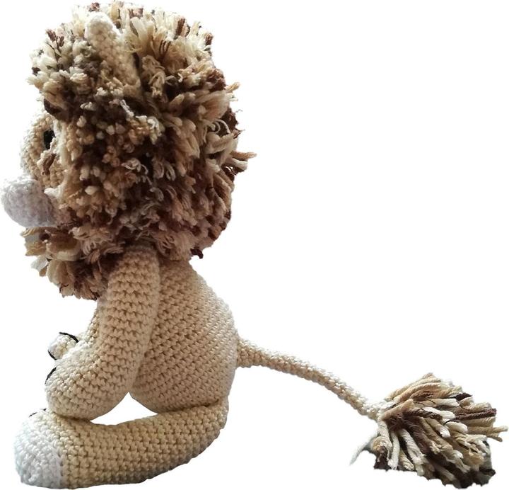 Produktbild Natura Punto HÃ¤kel-LÃ¶we fÃ¼r Kinder, Kuscheltier, handgemacht (27 cm)