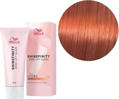 Image du produit Wella Shinefinity Zero Lift Glaze 60ml 05/43 (05, 43 Or)