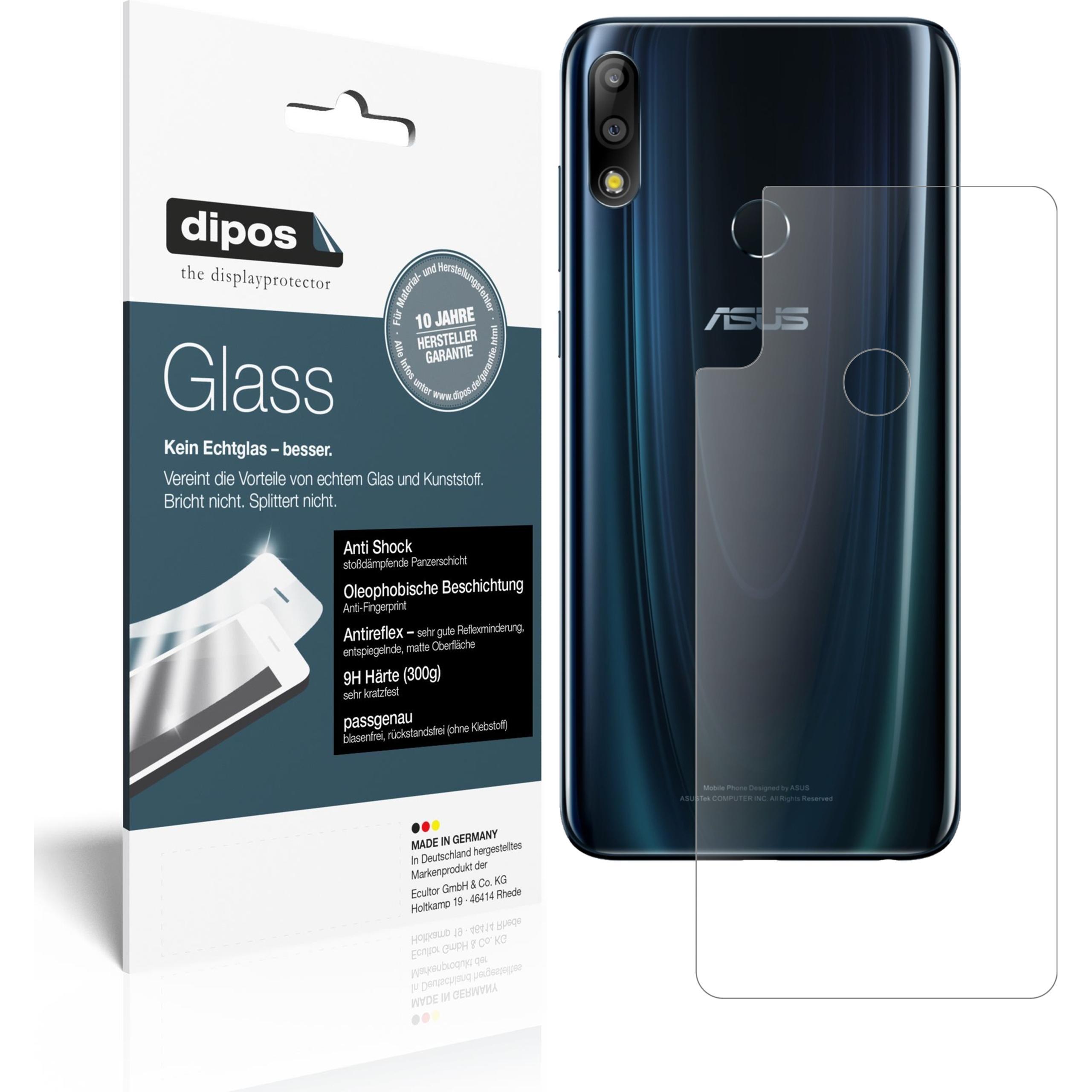 Dipos Displayschutz Anti-Shock (2 Stück, Asus Zenfone Max Pro (M2)), Smartphone Schutzfolie, Transparent