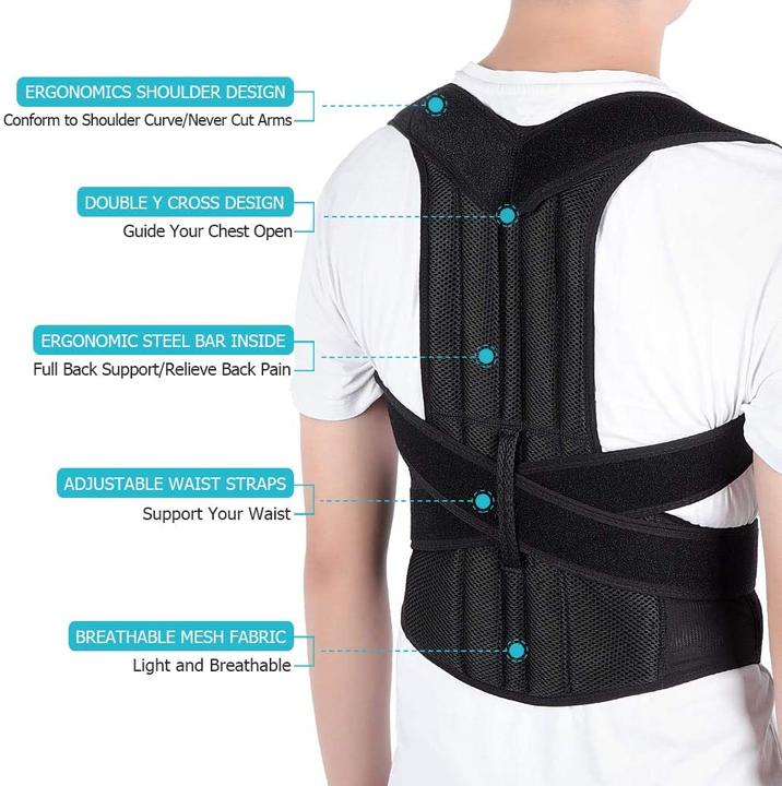 Actual product image Yosoo Health Gear Beige Back Posture Corrector