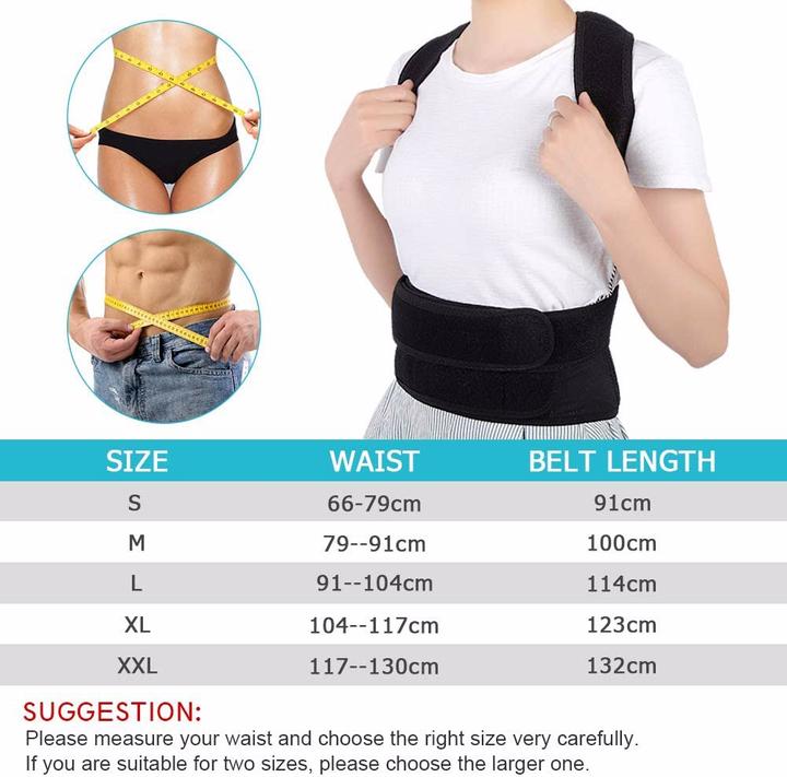 Actual product image Yosoo Health Gear Beige Back Posture Corrector