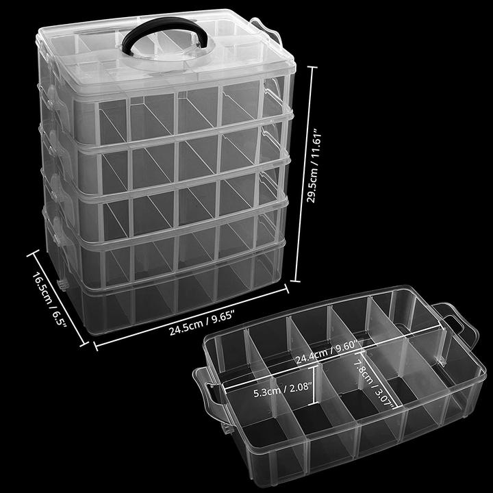 Produktbild Belle Vous Sortierboxen (24.5 x 16.5 x 29.5 cm)
