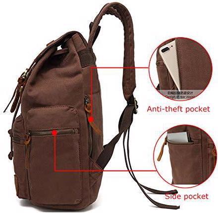 Produktbild Augur Retro Segeltuch Rucksack
