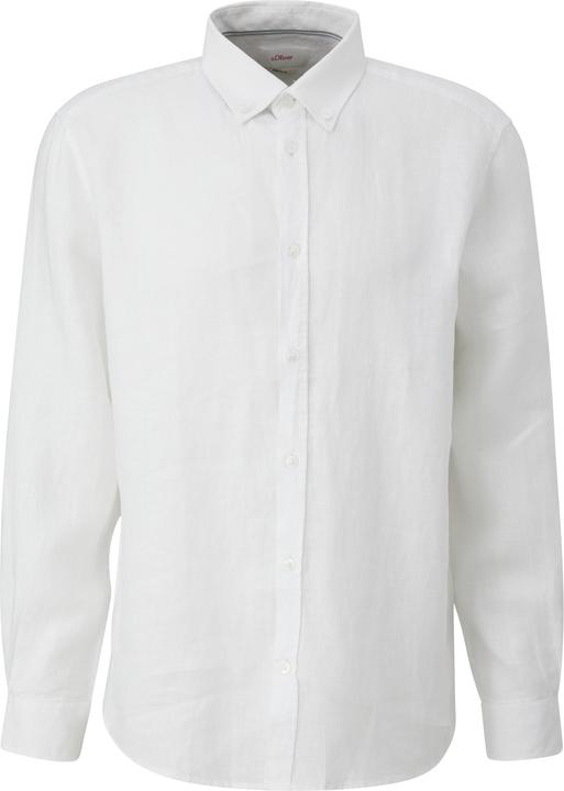 Produktbild S.Oliver Hemd Leinenhemd mit Button-Down-Kragen (XL)