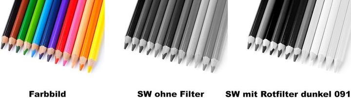 Produktbild B+W 091 Rot-Filter dunkel 630, MRC/Basic 39mm (39 mm, Farbfilter)