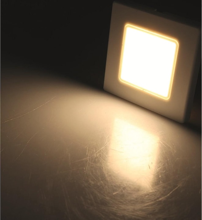Actual product image Chilitec LED recessed luminaire EBL 86, 2.5 W, 3000 K, warm white, silver frame