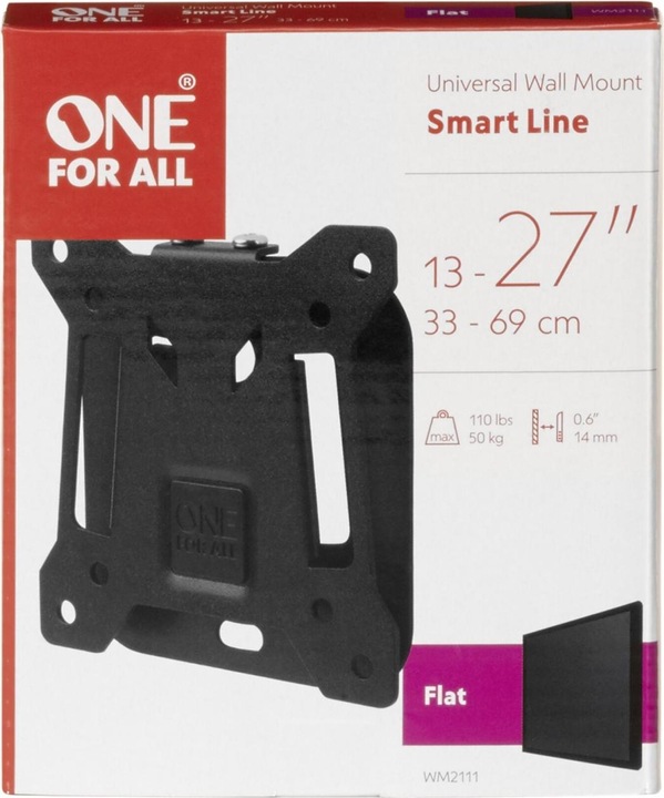 Actual product image One for All Smart WM2111 (Wall, 27", 50 kg)