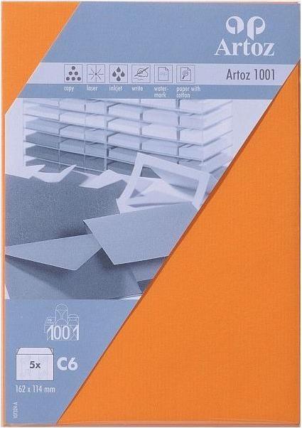 Immagine prodotto Artoz 1001 Buste arancioni (C6, 5x)